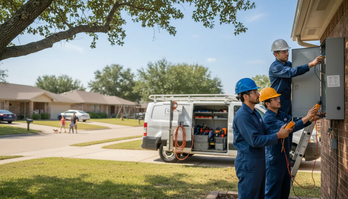 Certified electrician providing emergency electrical services in New York Mills, MN
